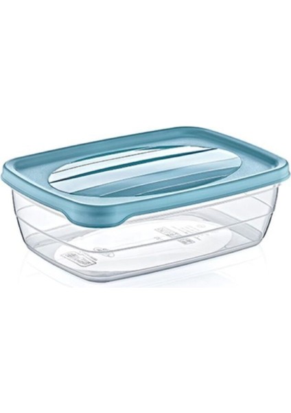 Dikdörtgen Saklama Kabı, 1,2 Litrelik, Beyaz, Pratik ve Şık Tasarım