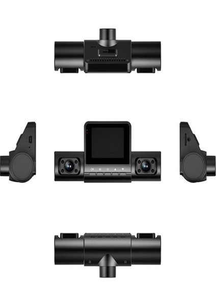 Dört Lensli Araç Içi Kamera |360° Tam Kapsamlı Kayıt, Yüksek Çözünürlüklü Gece Görüşlü G Sensörlü fırsatları