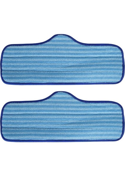 Buhar Basınçlı Mop Yedek Bezi 2'li Set, Mavi, Temizlik Aksesuarı