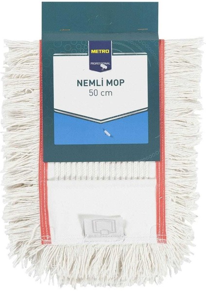 Yumuşak Mikrofiber Nemli Mop 50 Cm, Temizlik Için Pratik ve Etkili Temizlik Aracı