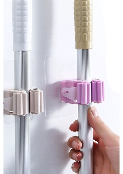 4'lü Yapışkanlı Temizlik Fırçası ve Şemsiye Tutucu Seti, Gri fiyatları