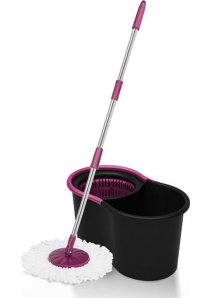 Temizlik Seti 19 Lt + Yedek Mop, Siyah Edition, Pratik ve Şık Temizlik Çözümü