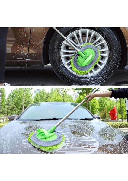 Çift Fonksiyonlu Mikrofiber Teleskopik Araç Yıkama Fırçası indirimleri