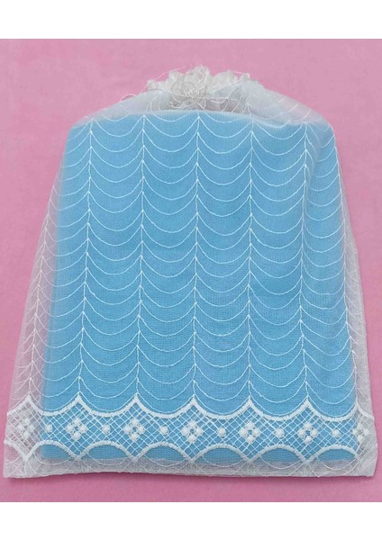 Desenli Tül Kese 37*46 cm Ebatında 3 Adettir Hediyelik Bohçalık Çeyizlik