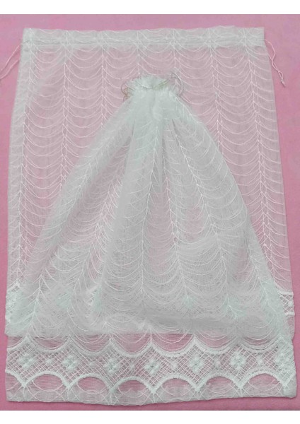 Desenli Tül Kese 37*46 cm Ebatında 3 Adettir Hediyelik Bohçalık Çeyizlik fırsatları