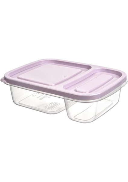 Renkli Bölmeli Taşınabilir Diyet ve Piknik Saklama Kabı, 2'li Set fiyatları