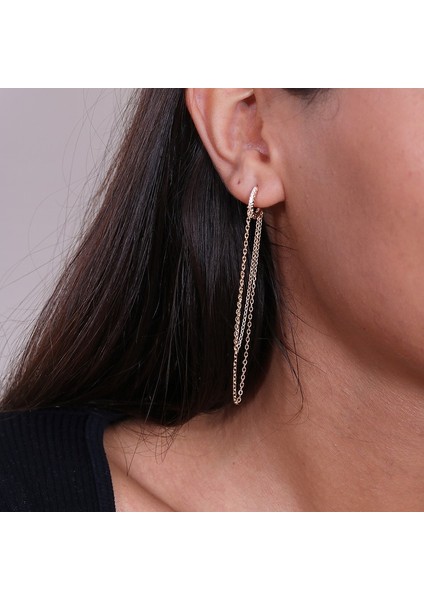 Salihy Gümüş Küpe MS2560, 925 Ayar Gümüş, Ithal Ürün