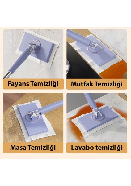 Mini Otomatik Temizlik Bezi Seti, 4'lü Hediye Paketli, Pratik ve Kullanışlı