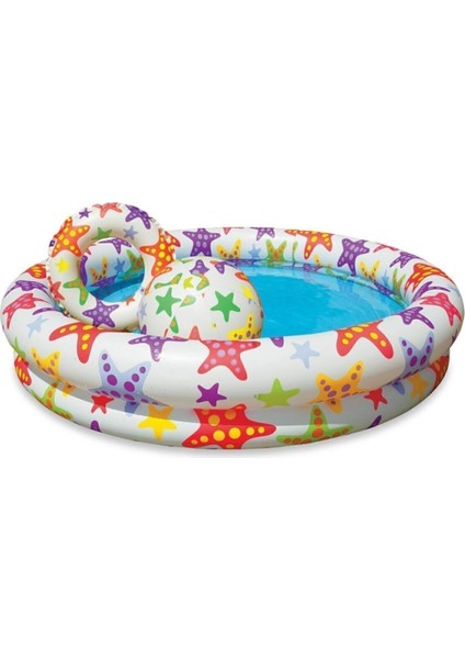 Renkli Kabarcık Desenli Çocuk Havuz Seti, Eğlence Dolu Yaz Keyfi