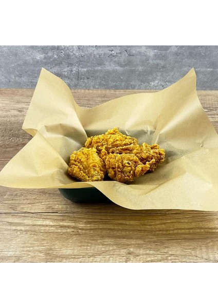 100 Adet 25X35 Kraft Kalın Sunum Kağıdı (Fırında Kullanılmaz) Servis Kağıdı Yağlı Kağıt fiyatları