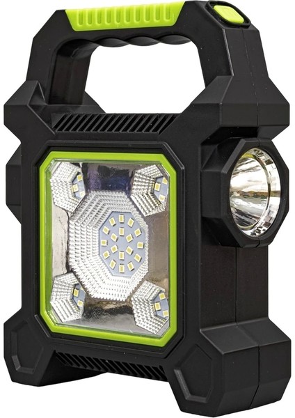 3 Kademeli Şarjlı Çok Fonksiyonlu Solar Işıldak (Om-17) (5047)