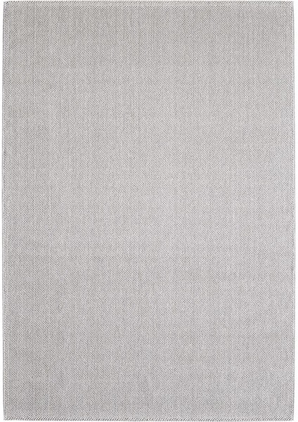 Bukle Kilim Düz Yumuşak Sisal Jüt Taban Polipropilen Tozumaz Oda Koridor Halısı Gümüş Renk