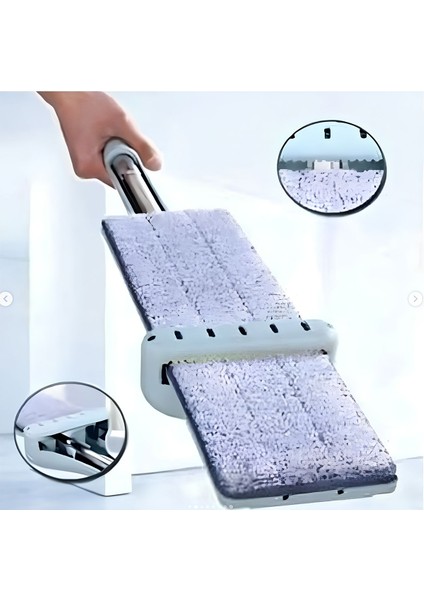Mikrofiber Bezli Çok Amaçlı Yer ve Duvar Silme Paspas Seti, Hediyeli fiyatları