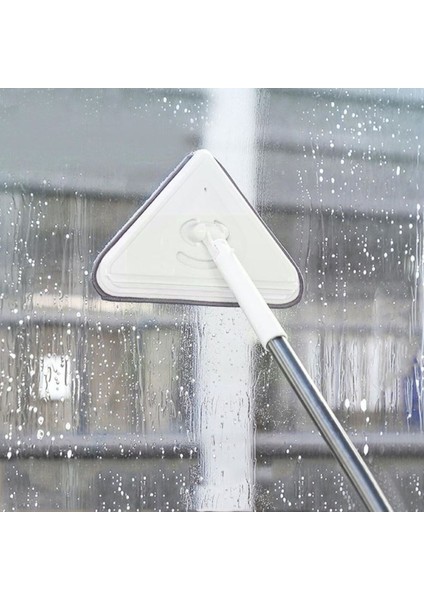 Set Üçgen Camsil ve Dip Köşe Mop, Mikrofiber Toz Alma Baş, Beyaz ve Gri fiyatları