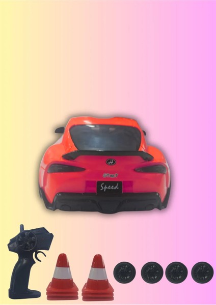 25KM Hız Yapan 2.4ghz Toyota Supra Görünümlü Şarjlı Uzaktan Kumandalı Drift Araba fırsatları