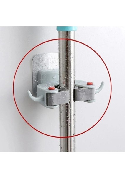 3'lü Paspas ve Süpürge Askısı, Mutfak ve Banyo Için Ideal Tutucu, Beyaz Renk modelleri