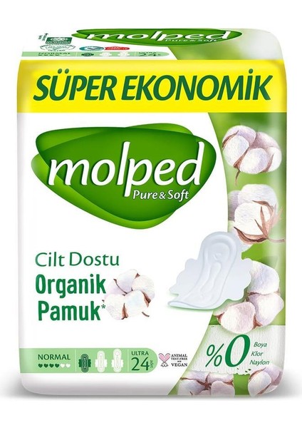 Nessiworld Molped Pure&soft Normal Ped Süper Eko 24 Adet