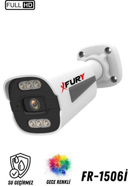 1 Kameralı Ip Güvenlik Kamerası Seti 4mp Gece Renkli Su Geçirmez 1506 500GB fırsatları