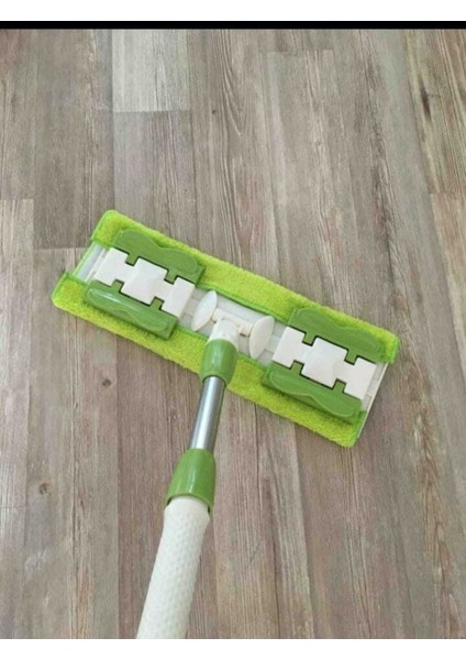 Renkli Teleskobik Mikrofiber Mop, Ayarlanabilir, Yedek Bez ile Birlikte indirimleri