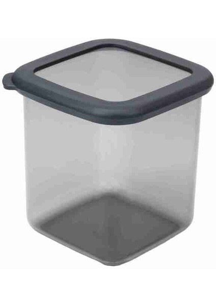 Gri Kare Saklama Kabı 800 Ml, Silikon Kapak, Hava Geçirmez, Makarna ve Bakliyat Kutusu fiyatları
