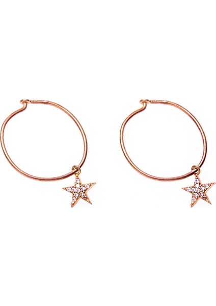 Yıldız Gümüş Küpe SB1130