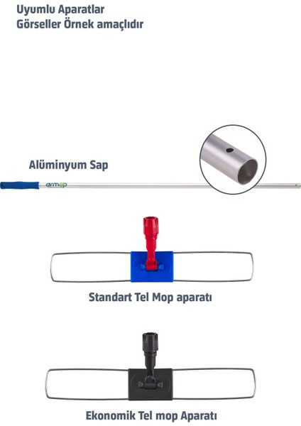60 cm Nemli Yüzey Temizlik Mopu, Ekonomik ve Kullanışlı Tasarım fiyatları