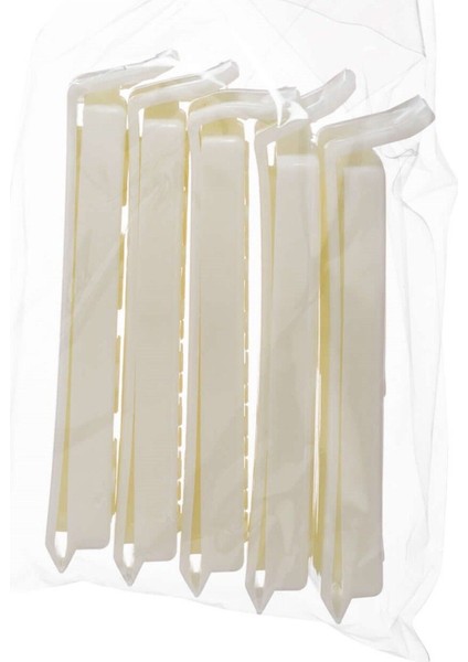 Mini Hava Geçirmez Plastik Poşet Kapak Klipsi, 5'li Paket, Beyaz Renk fırsatları