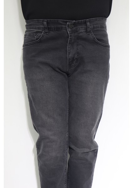 Fistan Store Erkek Gri Normal Bel Dar Kesim Boru Paça Jean Pantolon fiyatları
