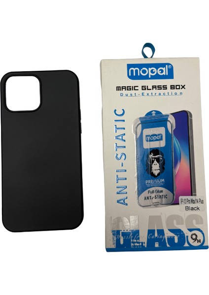 iPhone 13 Pro Max Siyah Silikon Kılıf Kırılmaz Cam Hediye modelleri
