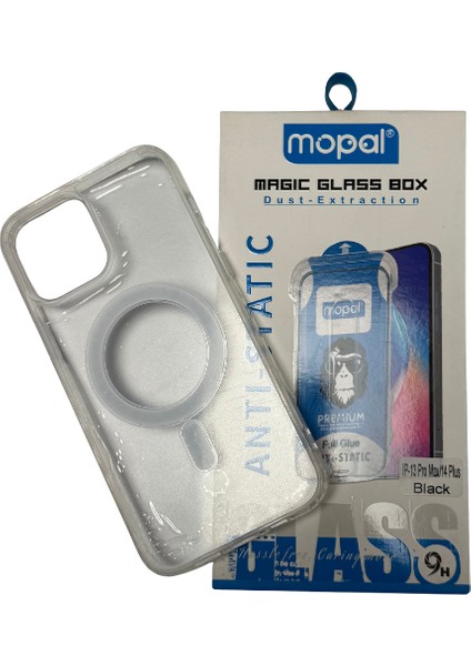 iPhone 13 Pro Max Magsafe Şeffaf Silikon Kılıf Kırılmaz Cam Hediye modelleri