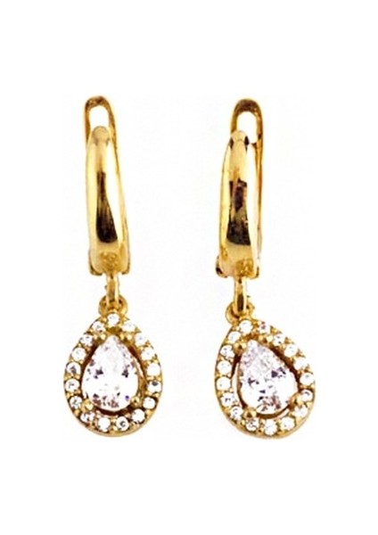 Italyan Damla Gümüş Küpe SB1169