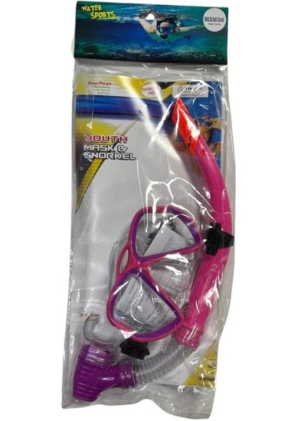 Bermuda Pbh Maske Snorkel Set 2363A Pembe fırsatları