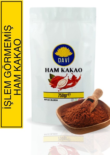 Ham ( Naturel ) Glutensiz Kakao Tozu 750 gr