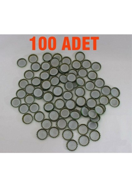 Turuncu Renkli Gazoz Kapağı 100'LÜ Paket, Pratik ve Güvenli Kapağı Seti