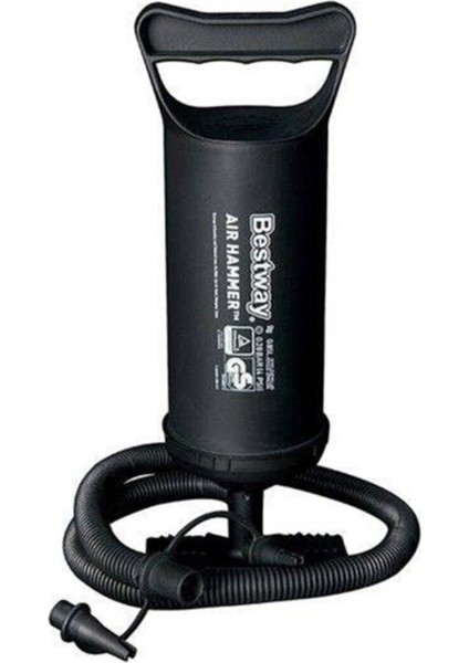 Çift Fonksiyonlu Beyaz El Pompası 36 Cm, Kullanışlı ve Dayanıklı Tasarım