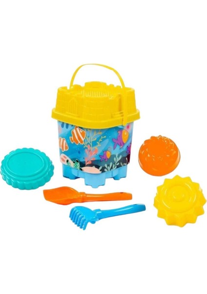 Çok Renkli Kale Kova Seti, Dayanıklı ve Şık Bahçe Gereçleri
