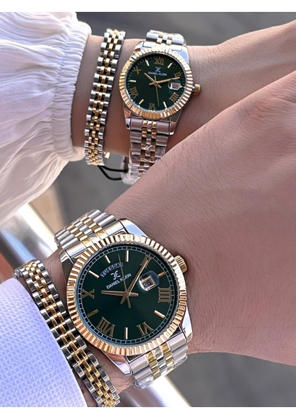 Vip Seri Çelik Kordon ve Çelik Bileklik Hediyeli 2 Yıl Garantili Cift Saati CF.10887C3 fiyatları