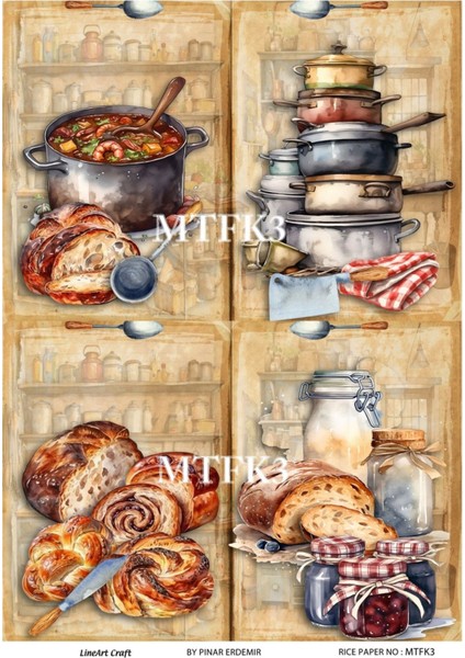 Pirinç Dekopaj Rice Paper Mtfk3