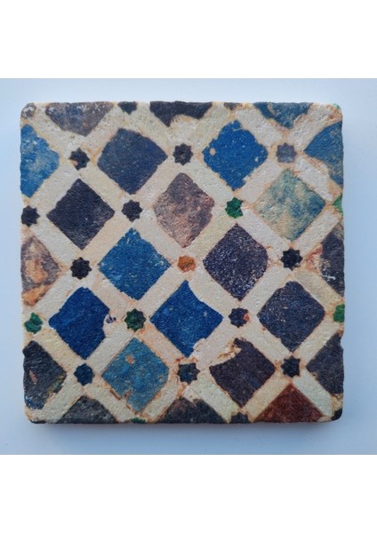 Doğal Taş Banyo Gider Kapaklı Dekoratif Figür 10x10 cm