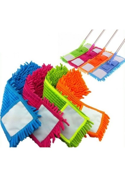 Renkli Mikrofiber Makarna Mop, 60cm, 2 Adet Set