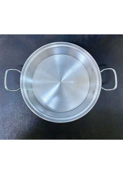 50 cm Alüminyum Tava, Kulplu, Kapaklı, Dayanıklı ve Şık Mutfak Gereci