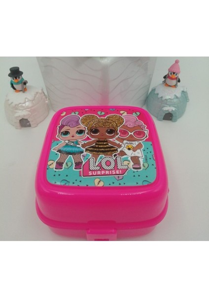 Renkli Çocuk Beslenme Kabı, Pembe, Dayanıklı ve Şık Tasarım