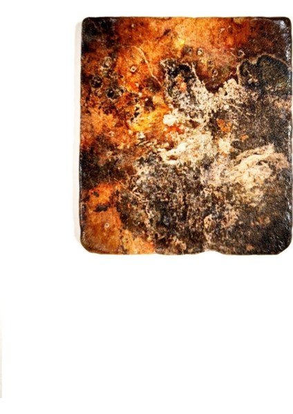 Doğal Taş Dekoratif Gider Kapağı 10x10 cm, Banyo Şıklığına Zarif Dokunuş