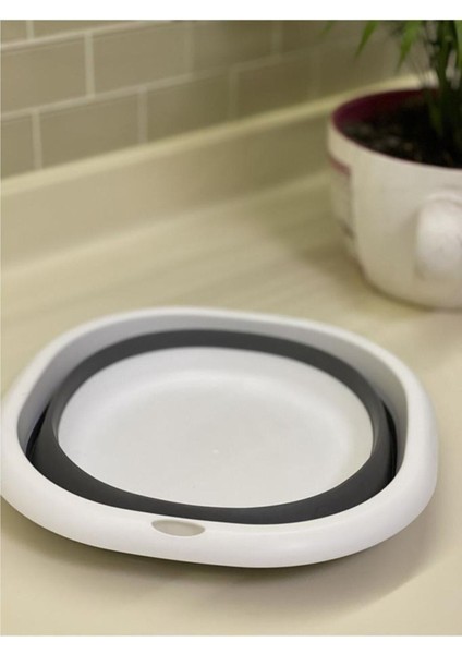 Katlanabilir Badya 1 No Beyaz, Pratik ve Şık Ev Dekorasyonu Öğesi