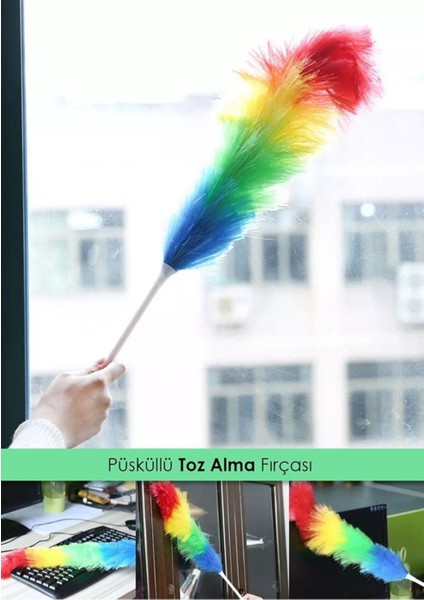 Çok Renkli Anti-Statik Toz Alma Fırçası, Pratik ve Güçlü Temizlik İçin 1 Adet fiyatları