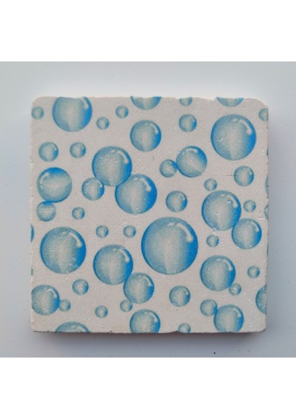 Dekoratif Doğal Taş Banyo Gider Kapağı Süsü 10x10 cm