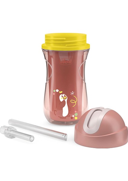 Isı Yalıtımlı Pipetli Su Matarası 14+ Ay 266 ml Kız