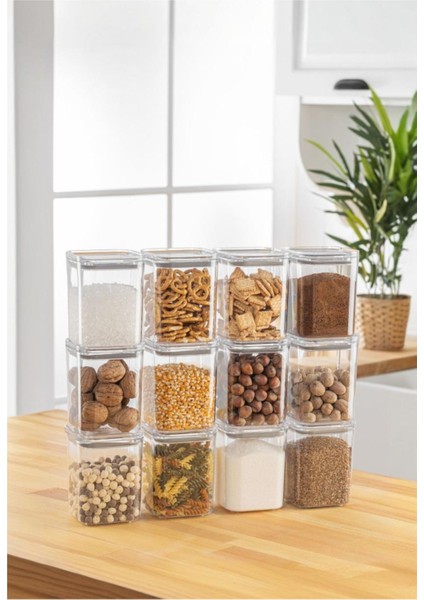 Şeffaf Plastik Saklama Kabı, Vakum Silikon Conta, 0,9 Lt, Tek Adet fiyatları