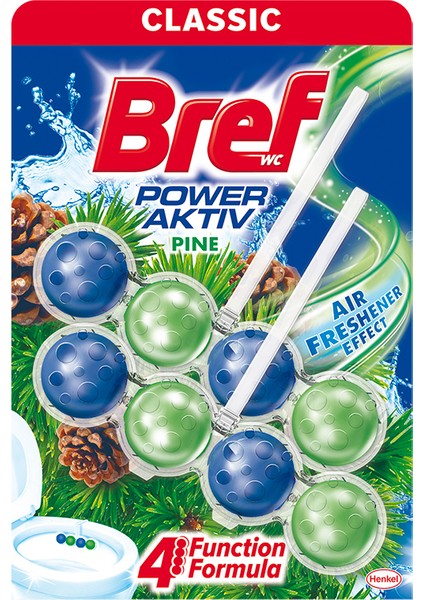Power Aktiv Wc Temizleyici Blok 2'li Çam
