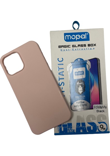 iPhone 13 Pro Max Krem Silikon Kılıf Kırılmaz Cam Hediye fiyatları